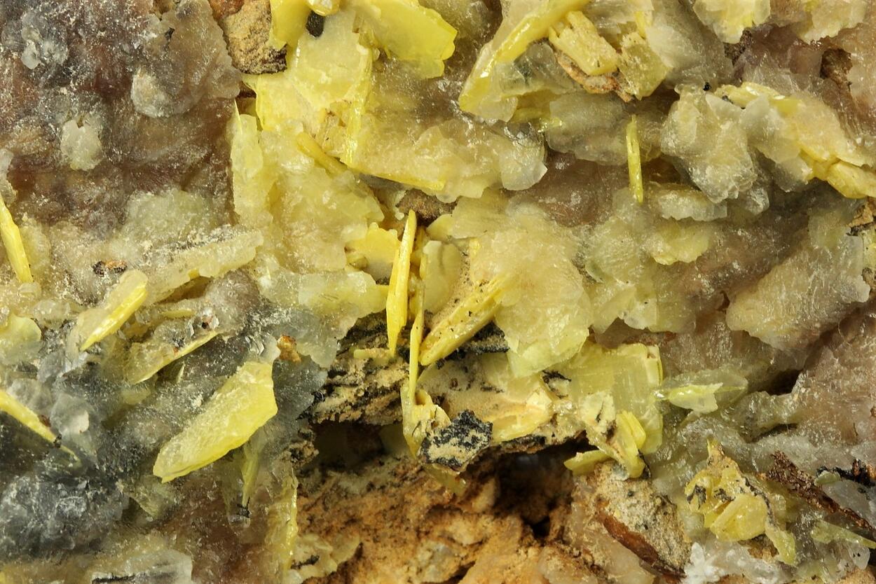 Wulfenite On Dolomite