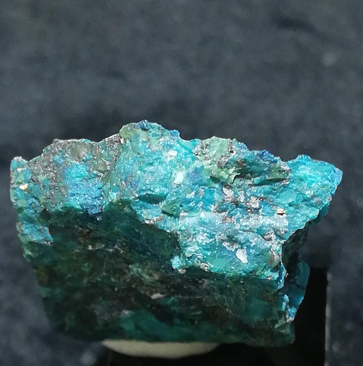 Gold On Shattuckite & Chrysocolla