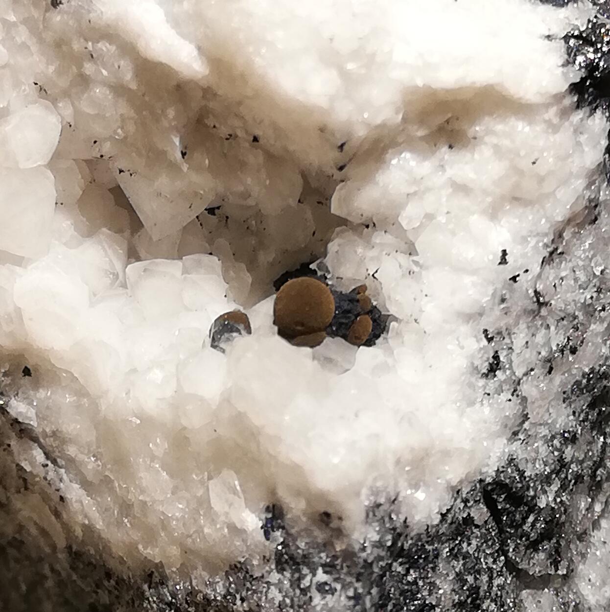 Tungstibite & Covellite