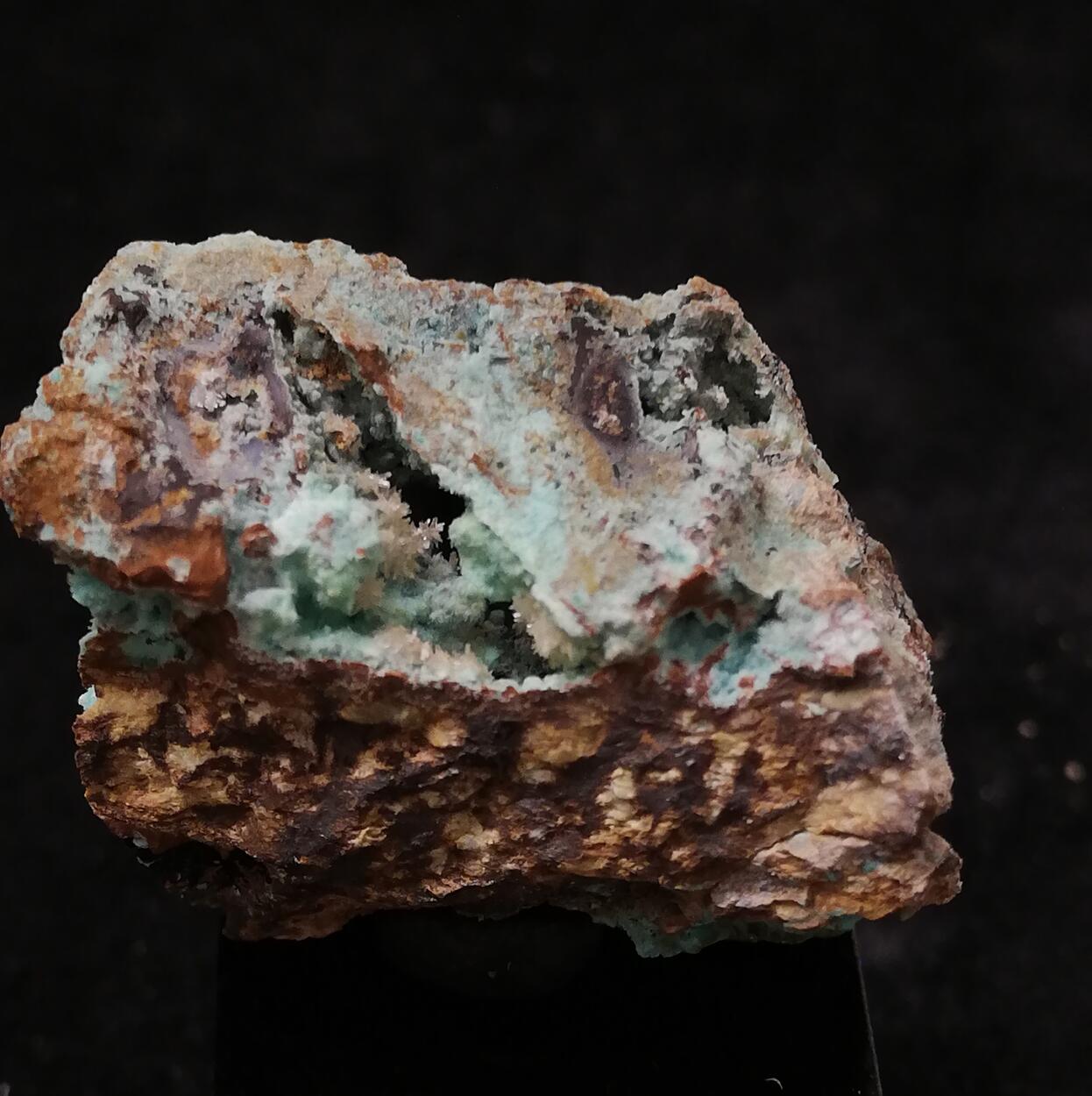Cerussite On Chrysocolla