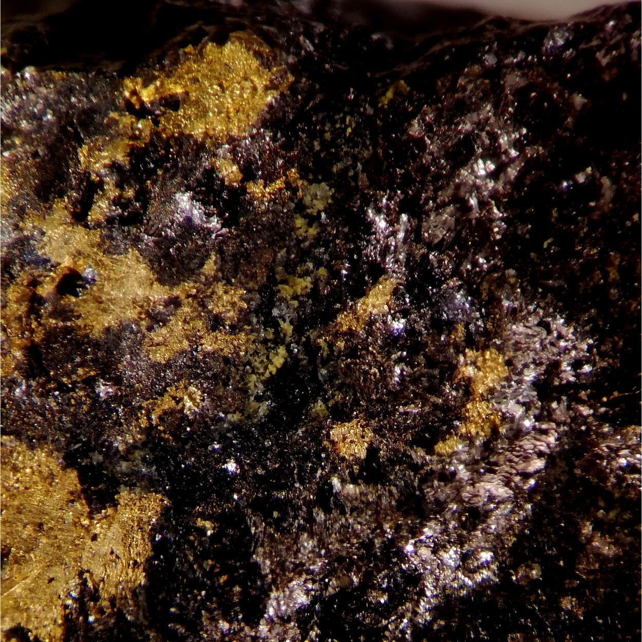 Native Gold In Uraninite