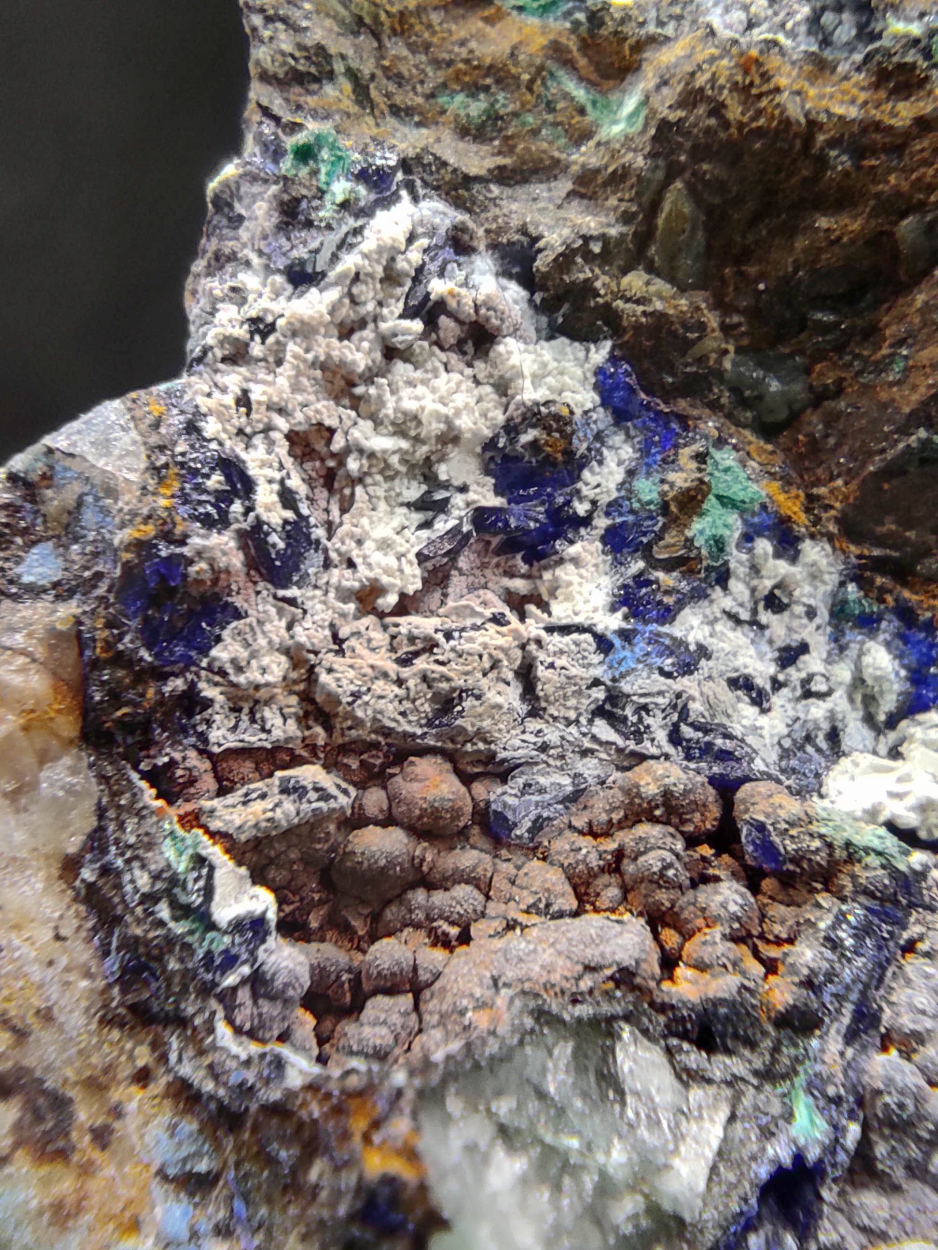 Malachite Azurite & Cerussite
