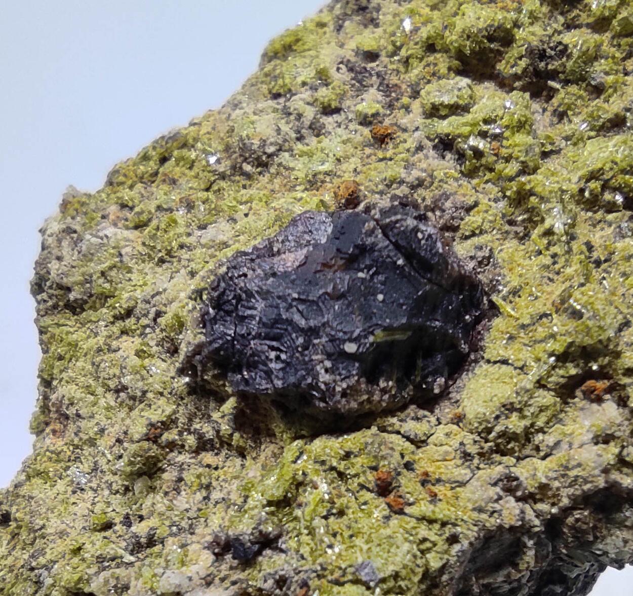 Axinite On Epidote