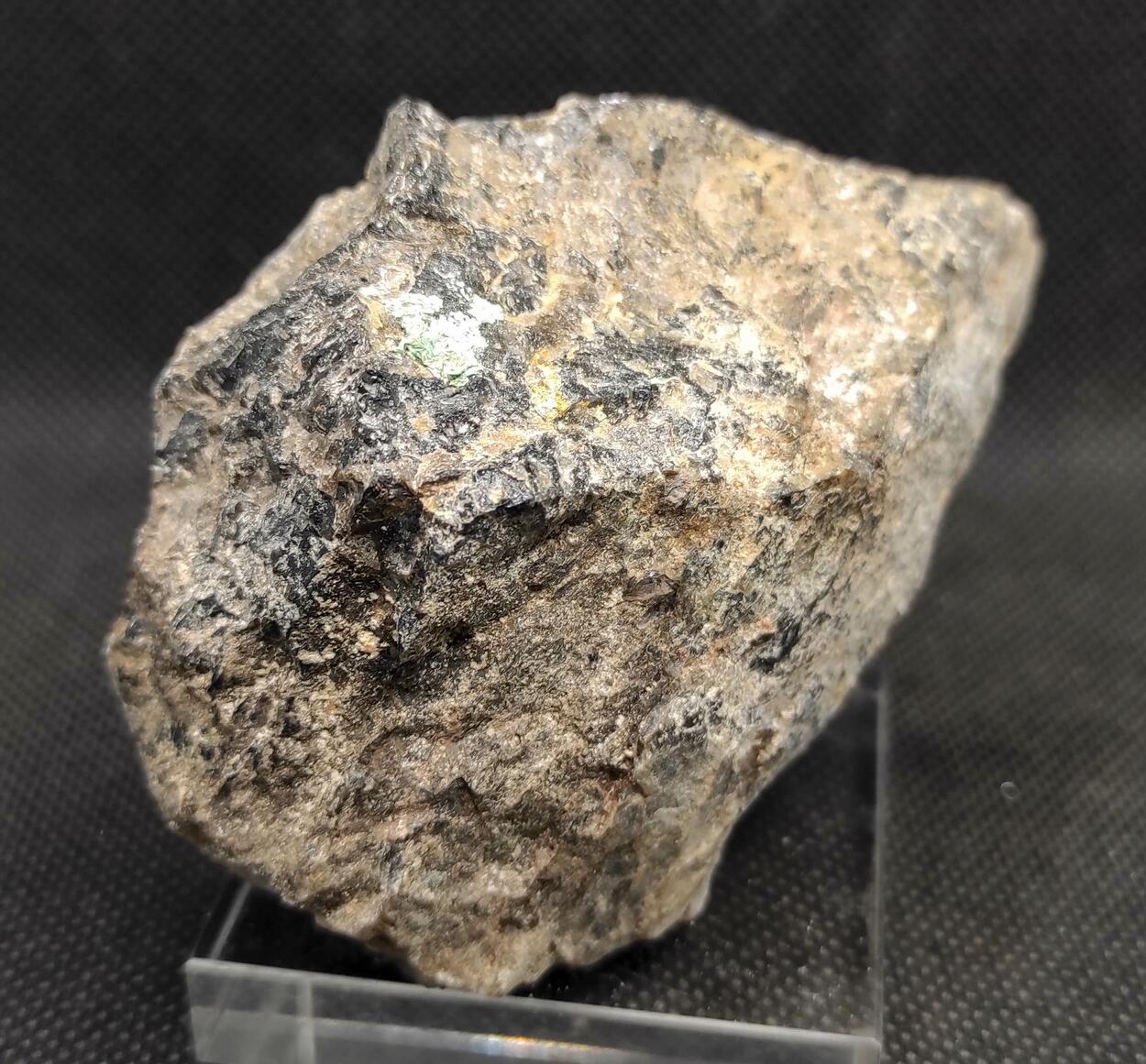 Torbernite On Smoky Quartz