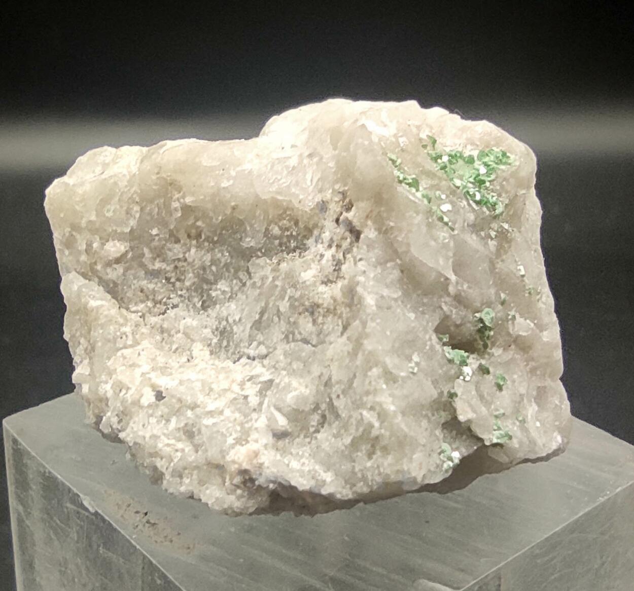 Torbernite On Quartz