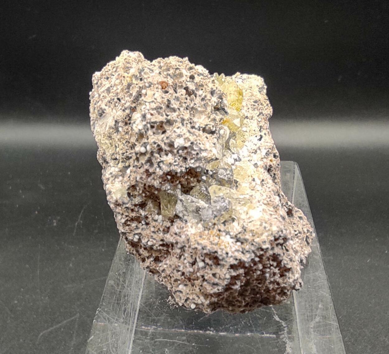 Fluorapatite Calcite & Hematite