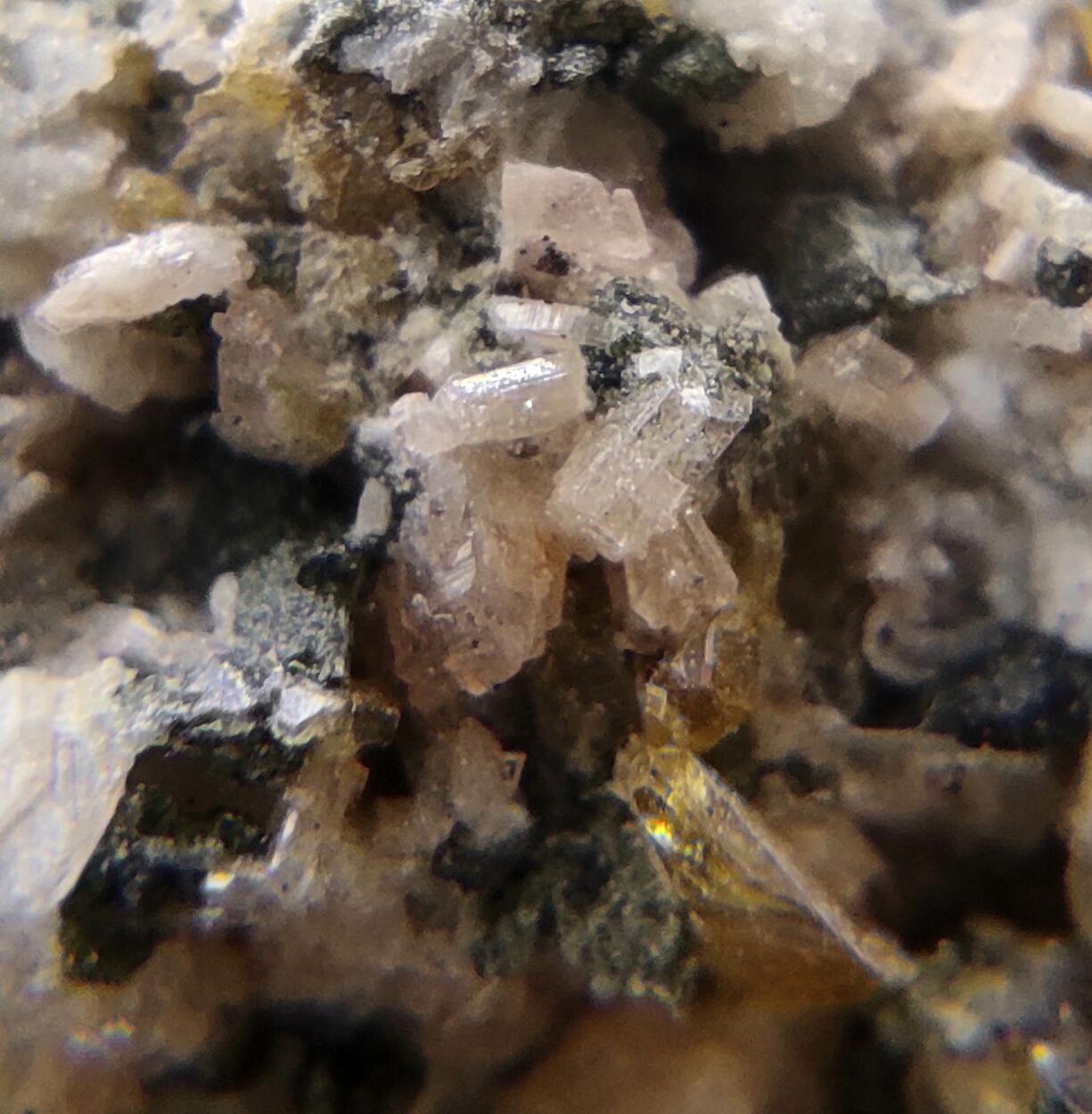 Titanite Albite Prehnite Ferro-actinolite & Orthoclase