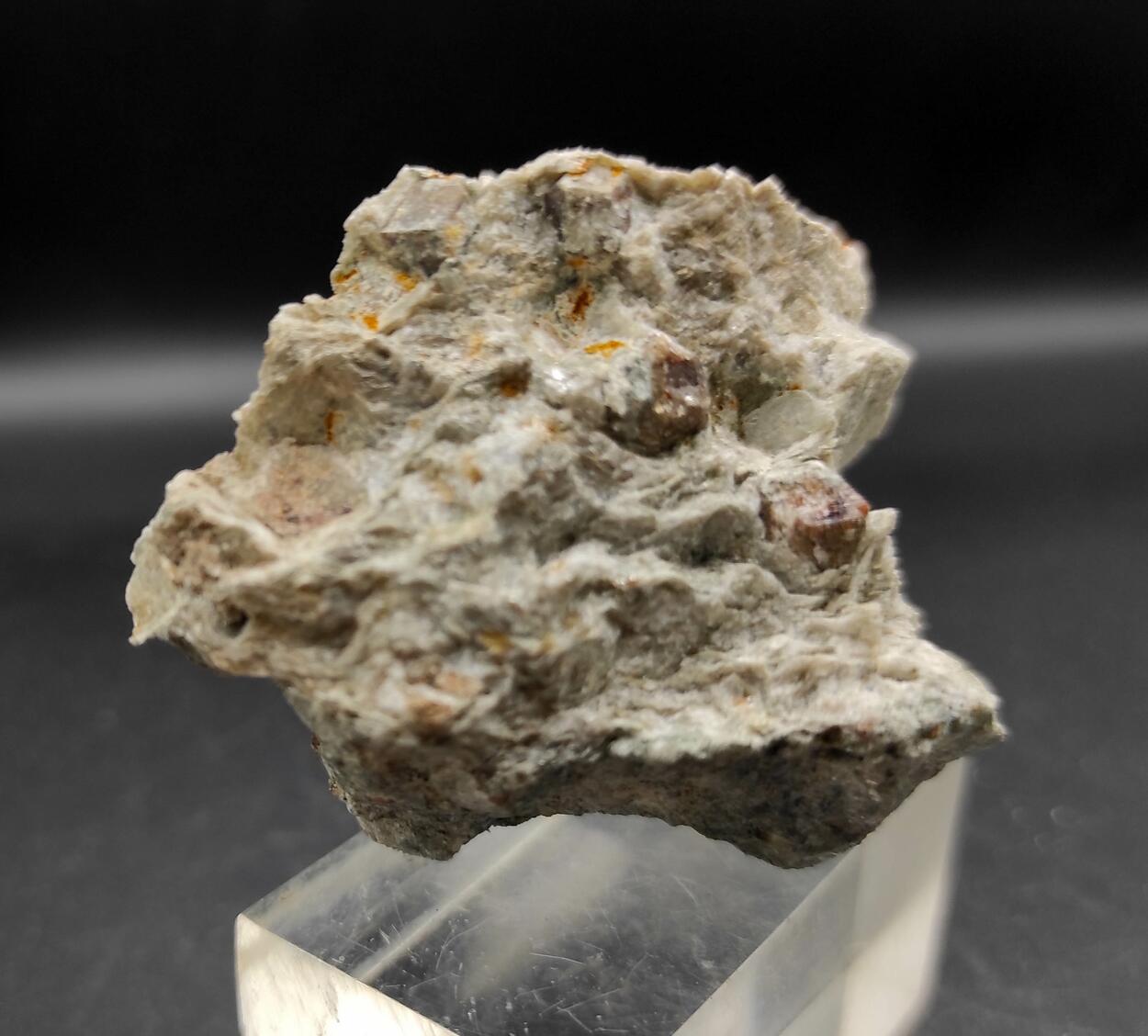 Almandine On Schist