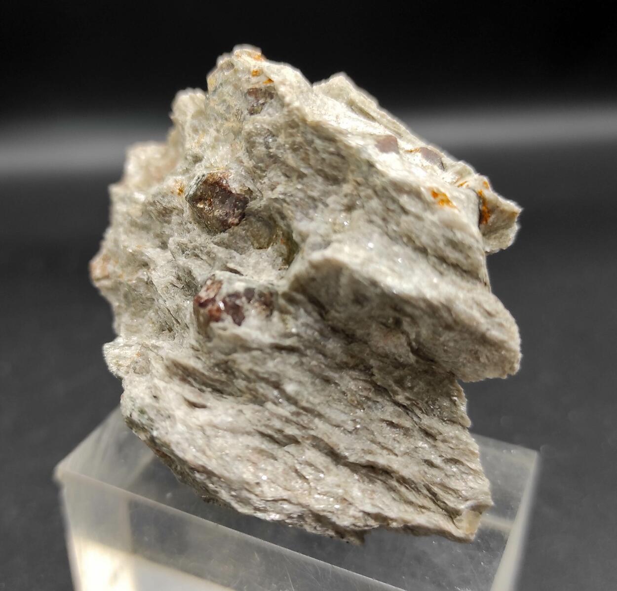 Almandine On Schist