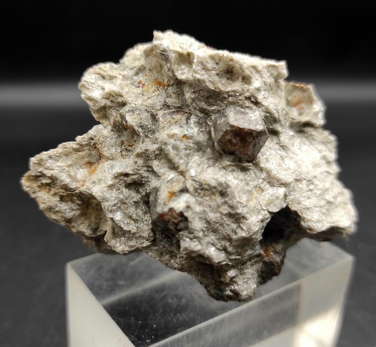 Almandine On Schist