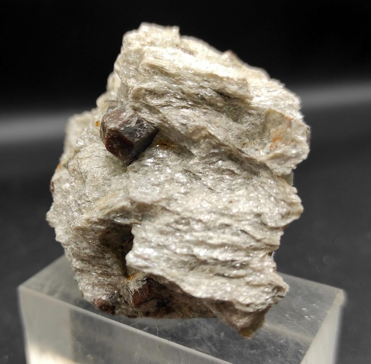 Almandine On Schist