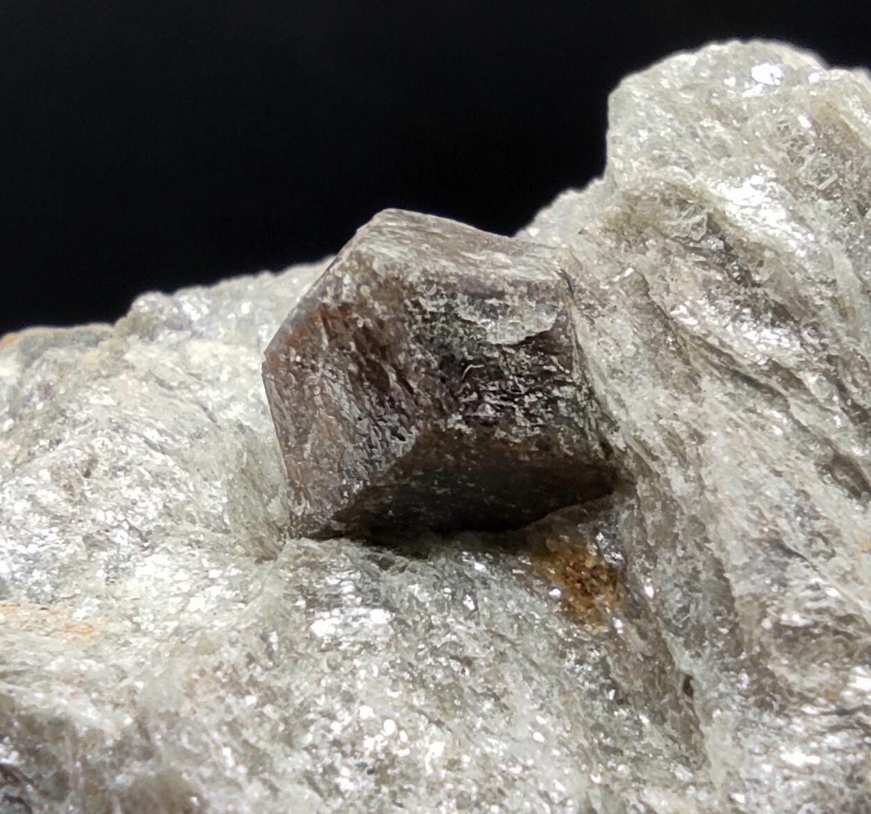 Almandine On Schist