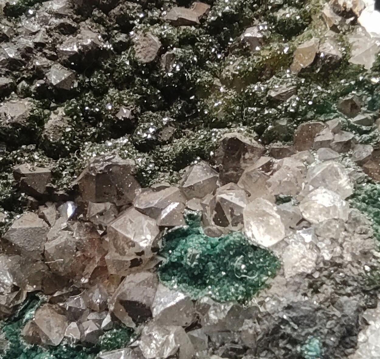 Libethenite & Pseudomalachite