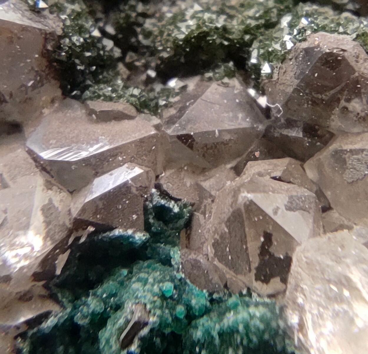 Libethenite & Pseudomalachite