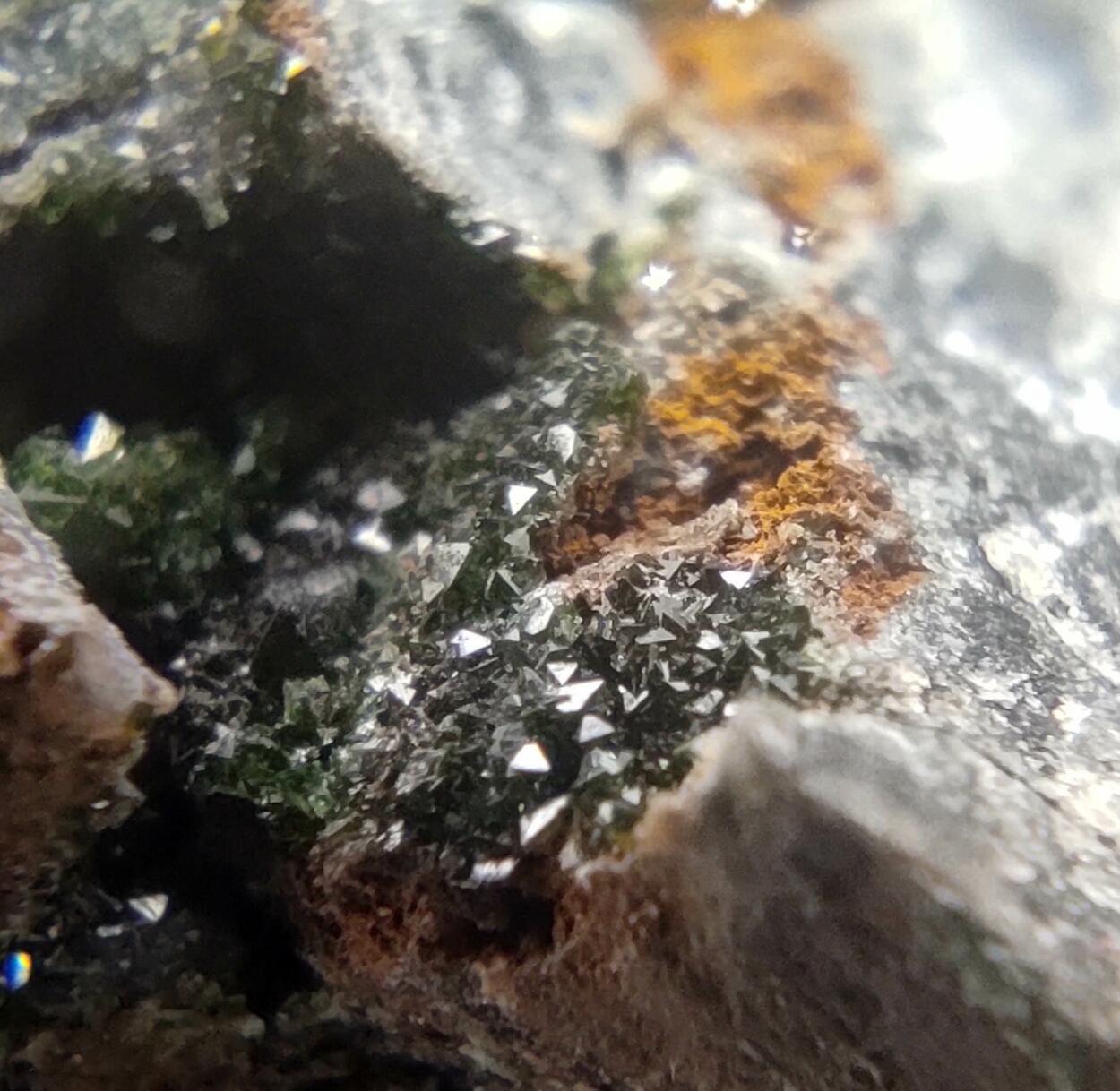 Libethenite & Pseudomalachite