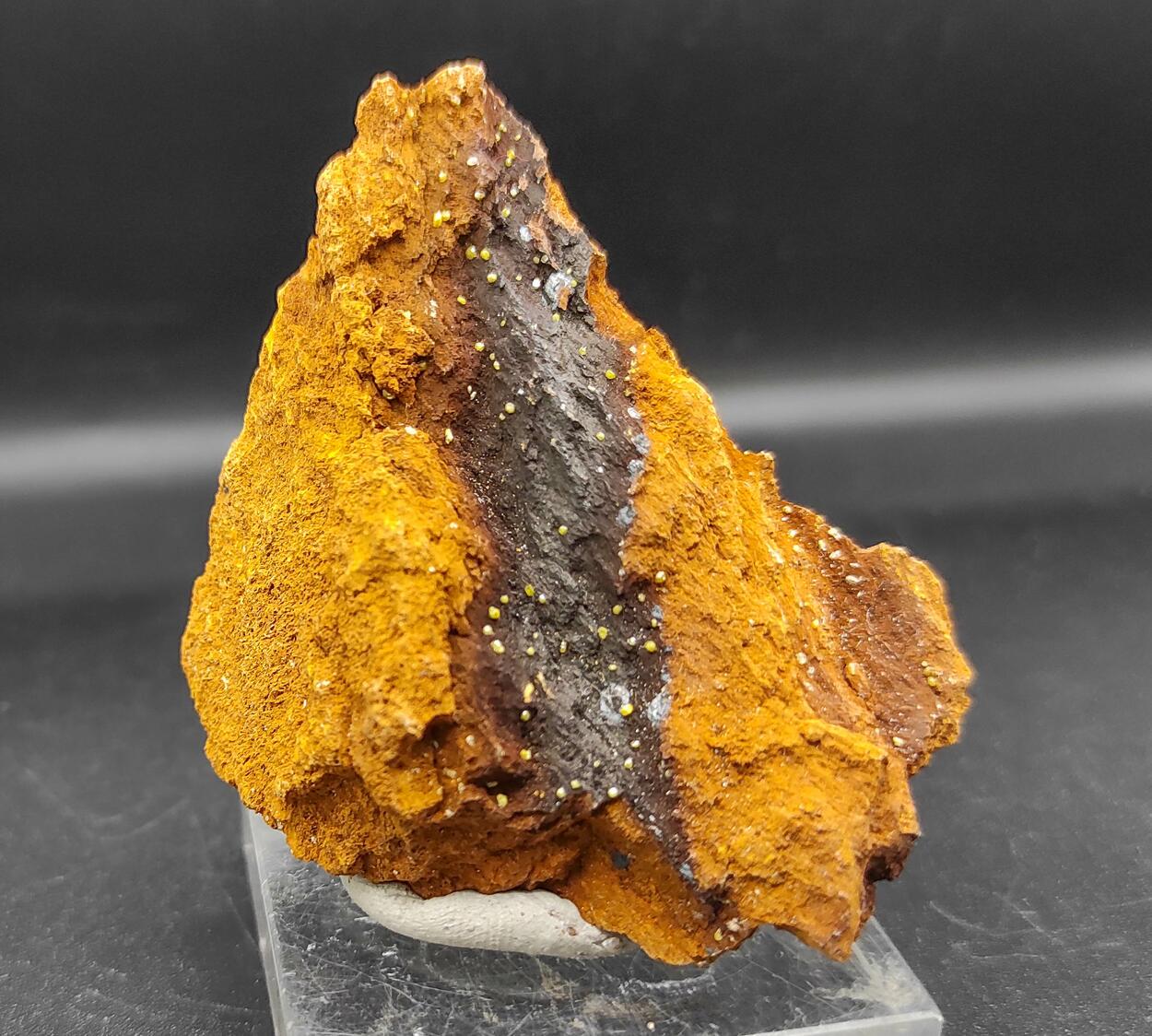 Campylite On Goethite & Limonite