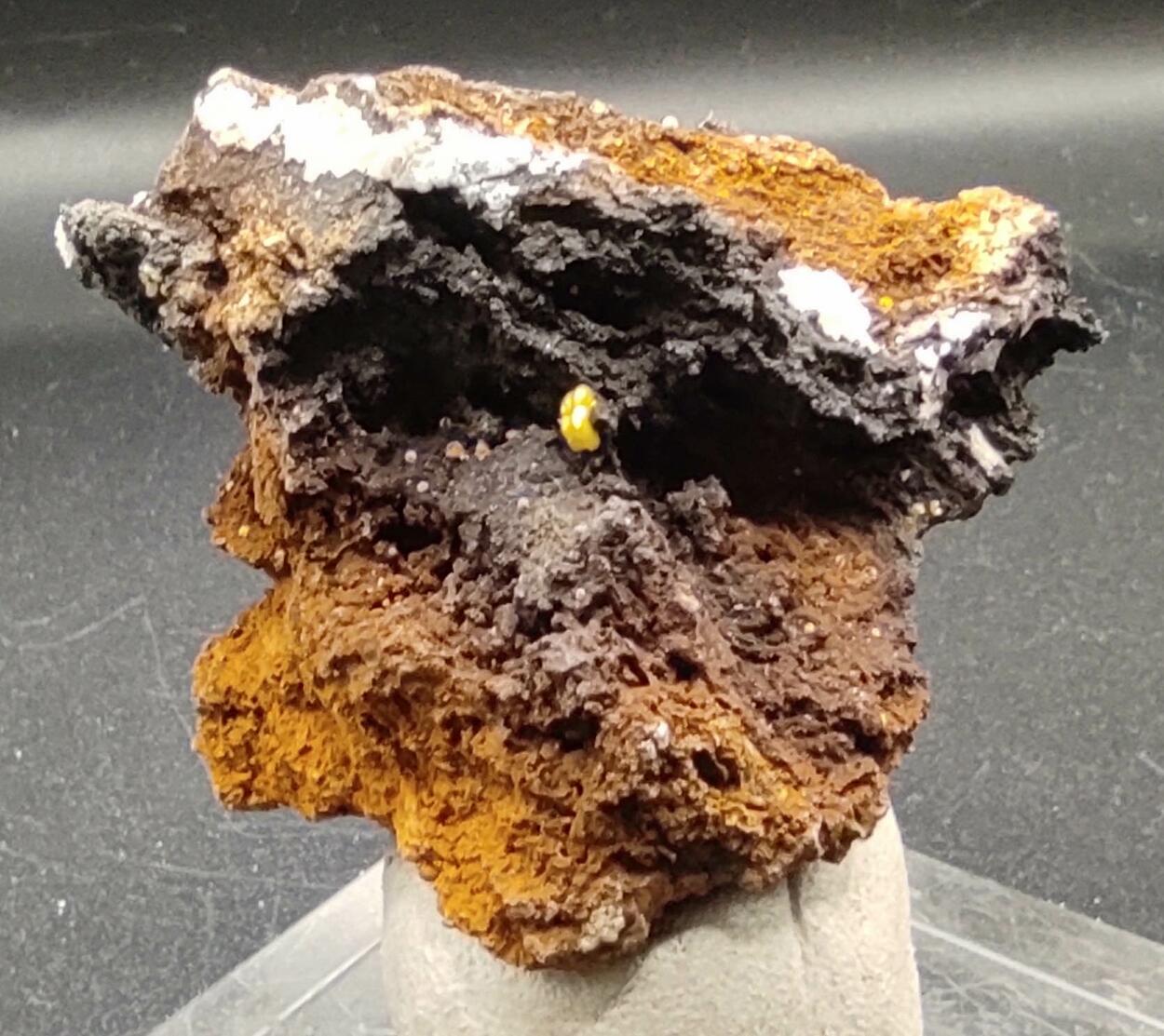 Campylite & Cerussite On Limonite & Goethite