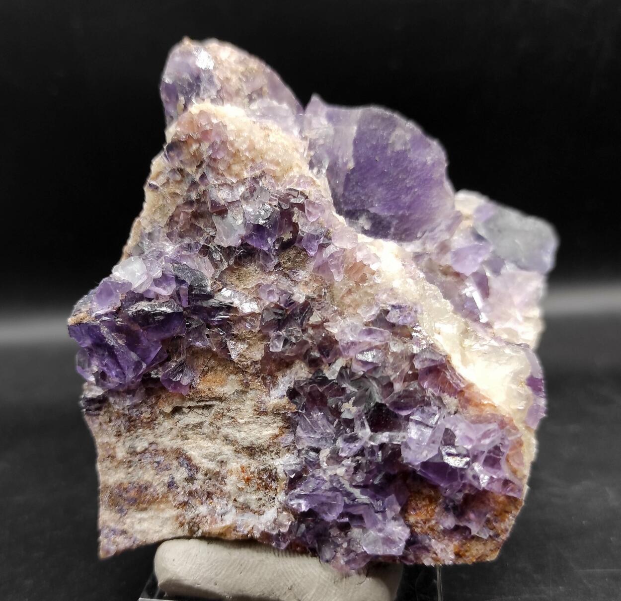 Fluorite On Quartz