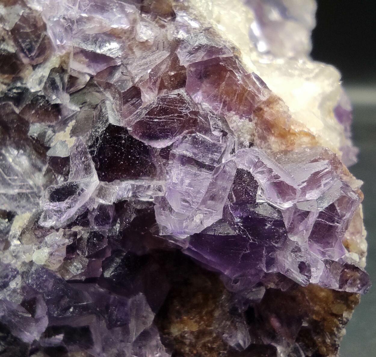 Fluorite On Quartz