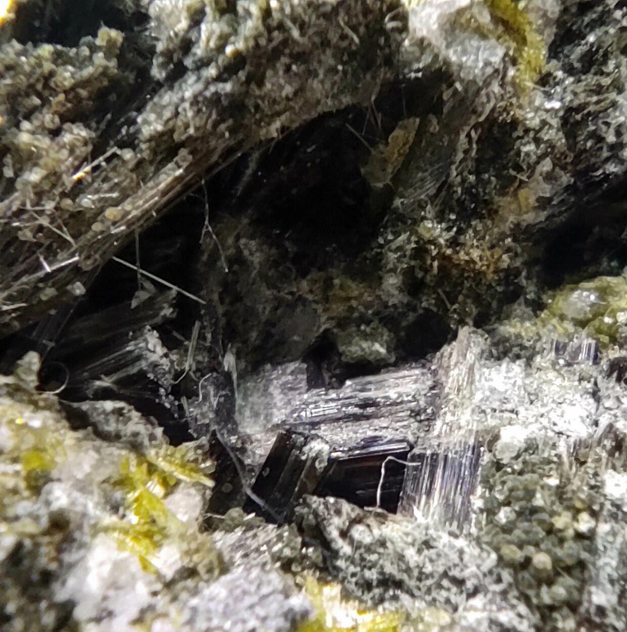 Actinolite Ferro-actinolite & Epidote