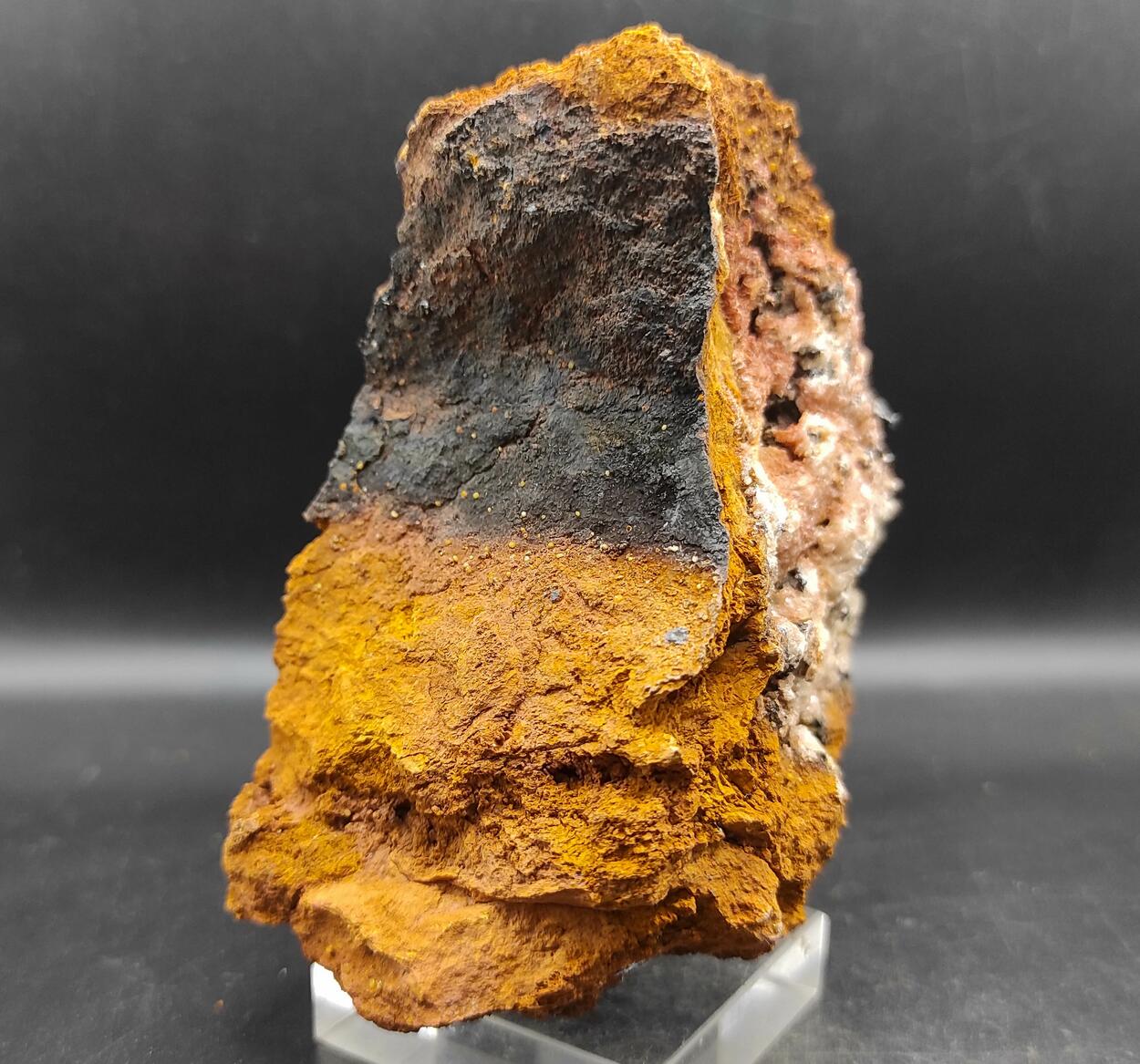 Campylite Mimetite & Cerussite On Limonite & Goethite