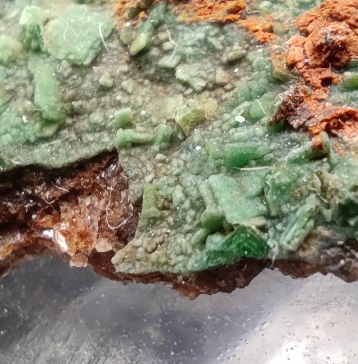 Metazeunerite & Turquoise