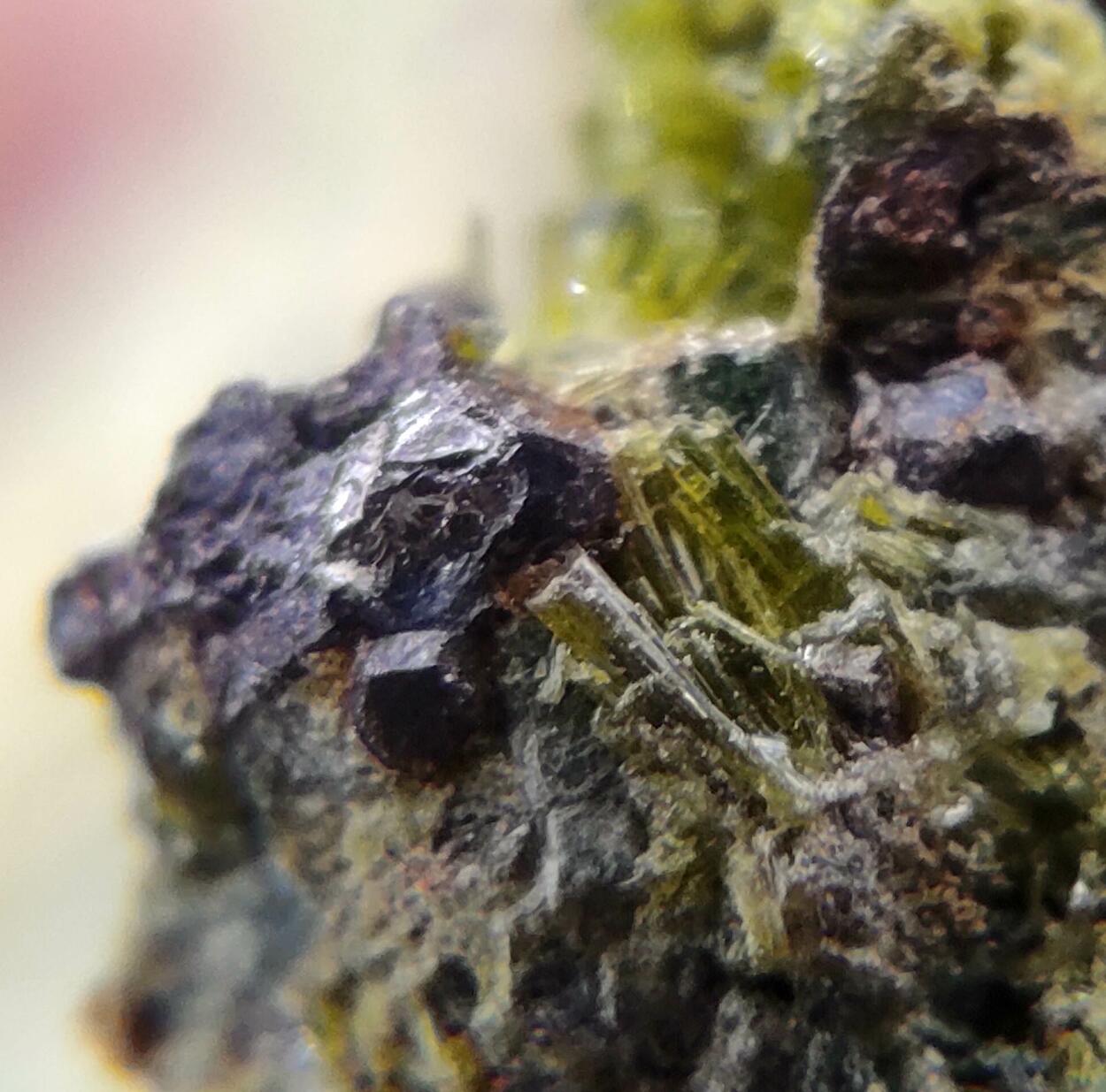 Epidote Ferro-actinolite & Pyrite