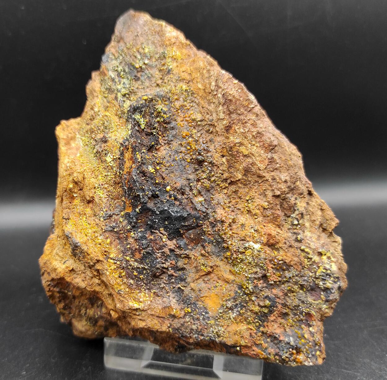 Mimetite Campylite & Goethite On Limonite