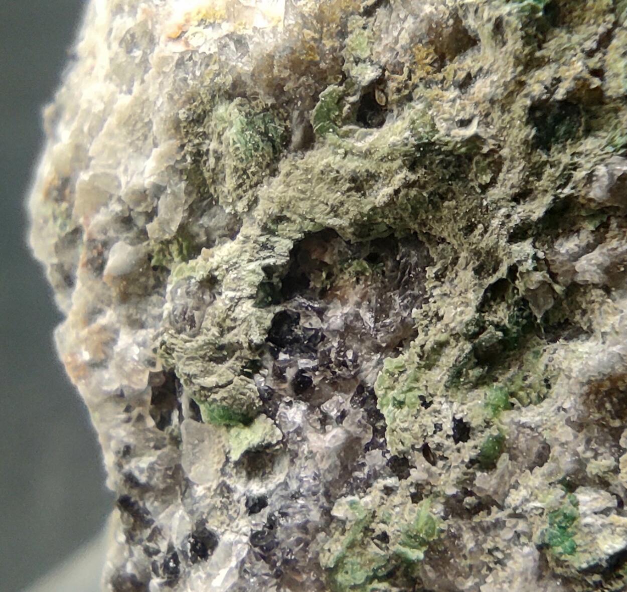 Autunite On Smoky Quartz