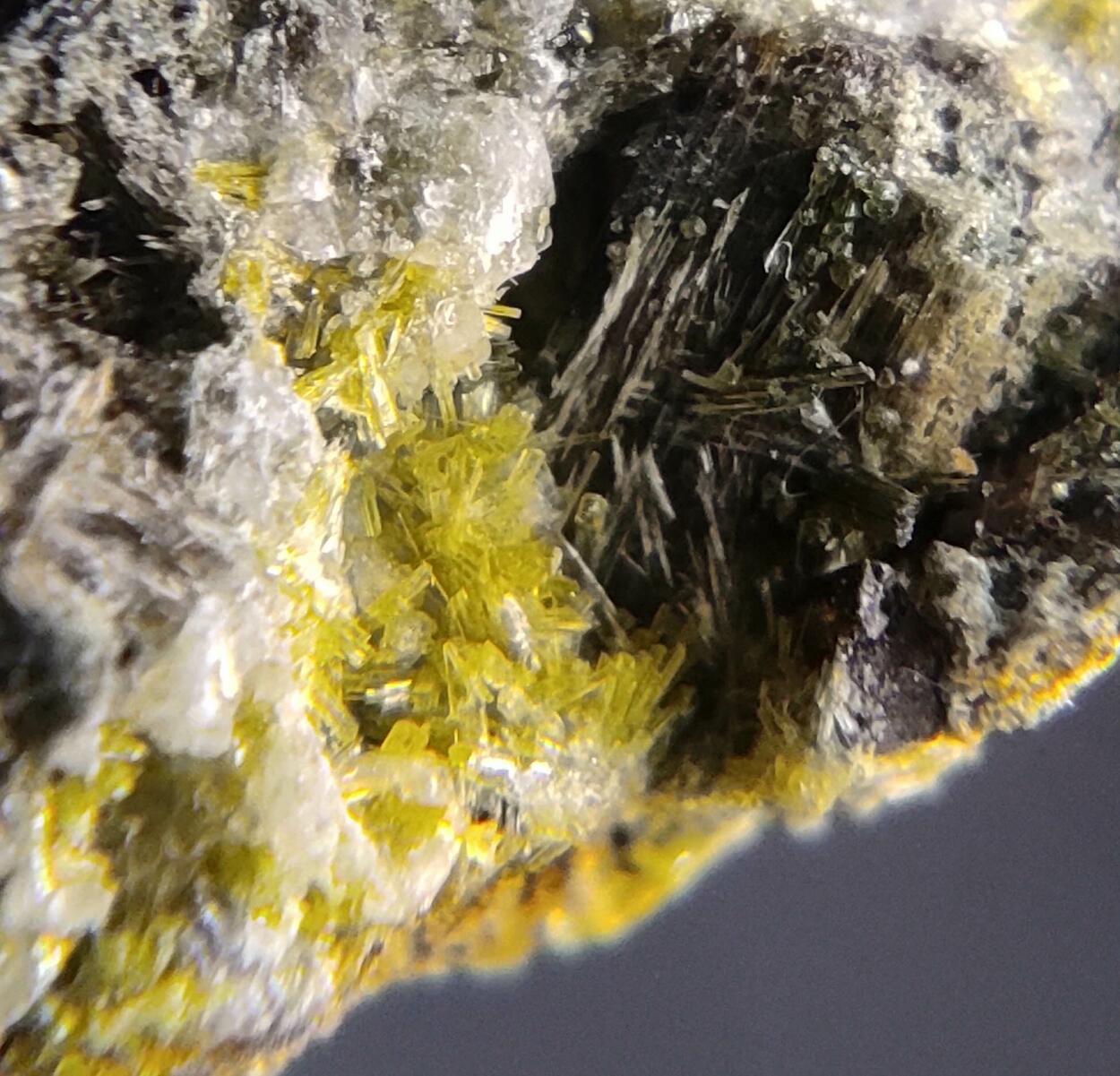 Actinolite Ferro-actinolite & Epidote