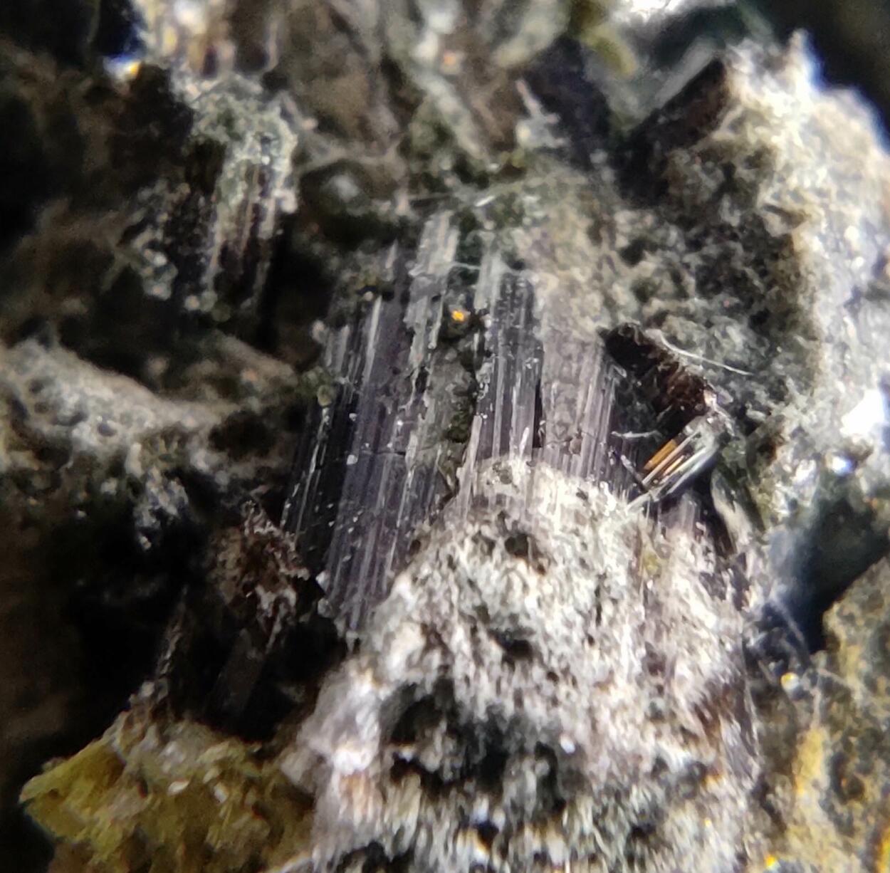 Actinolite Ferro-actinolite & Epidote