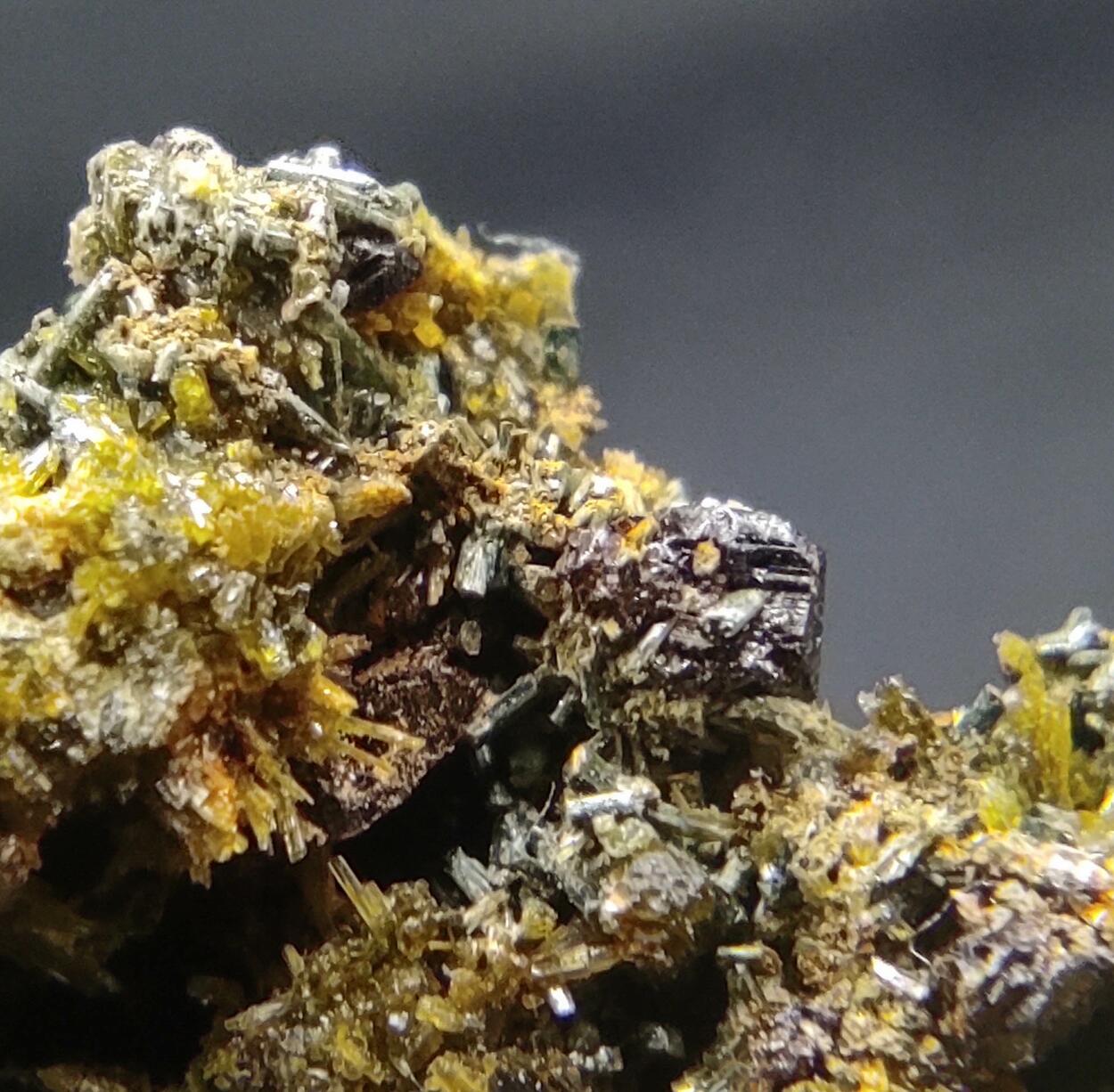 Axinite Pyrite Ferro-actinolite & Epidote