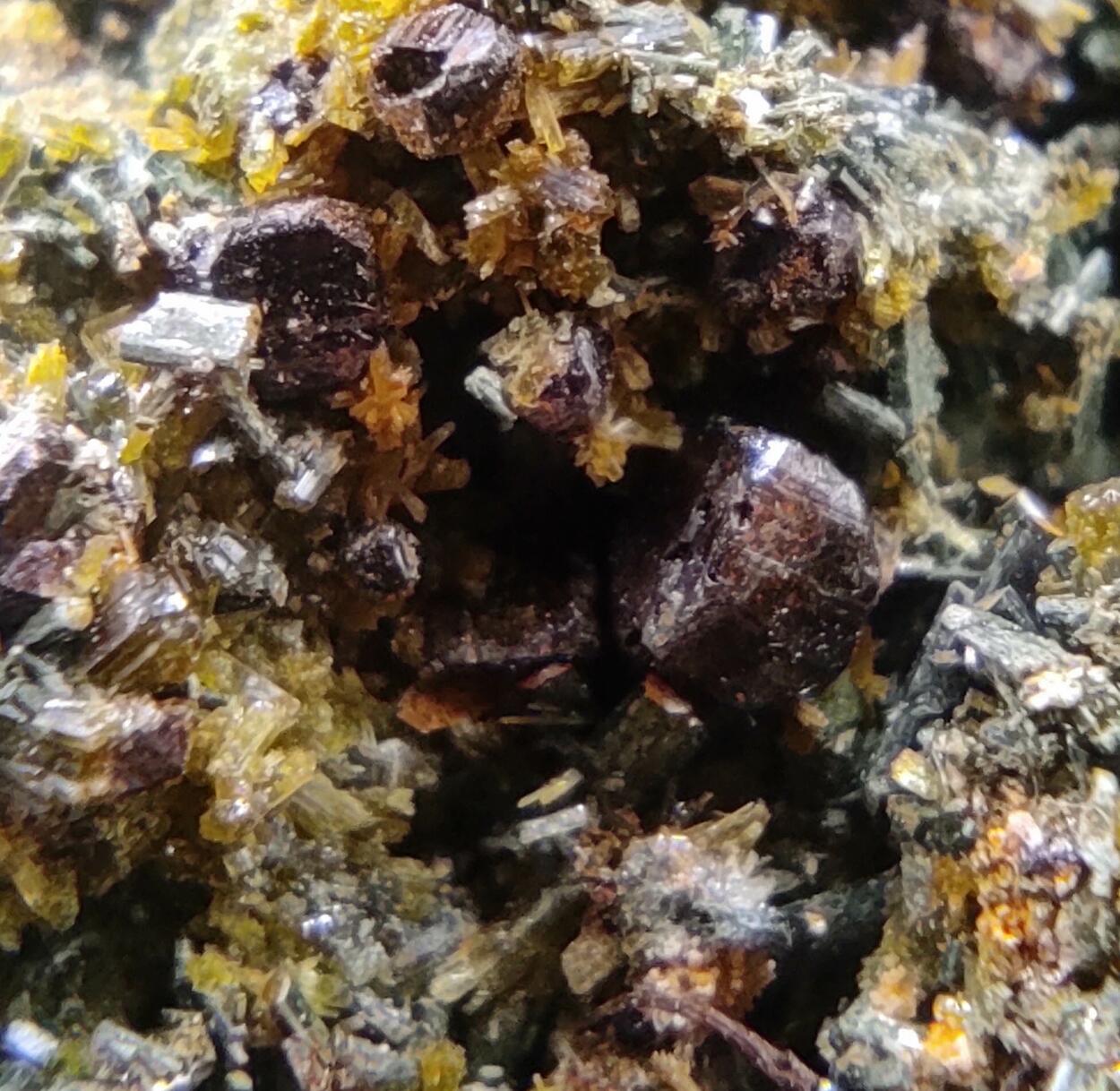 Axinite Pyrite Ferro-actinolite & Epidote