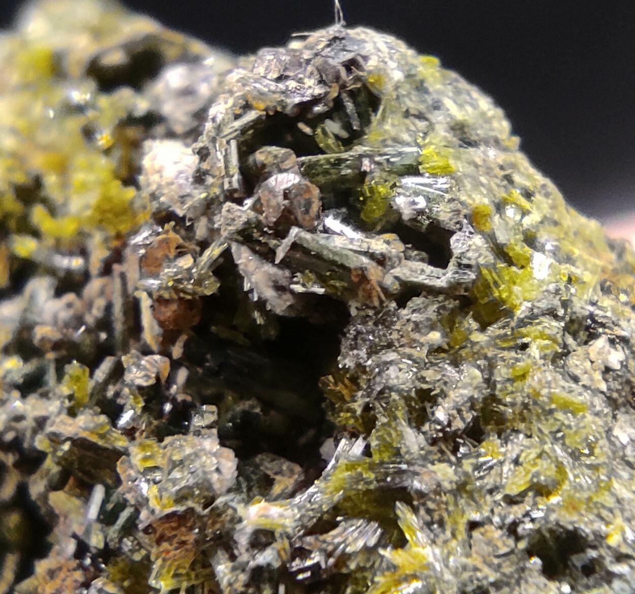 Axinite Pyrite Ferro-actinolite & Epidote