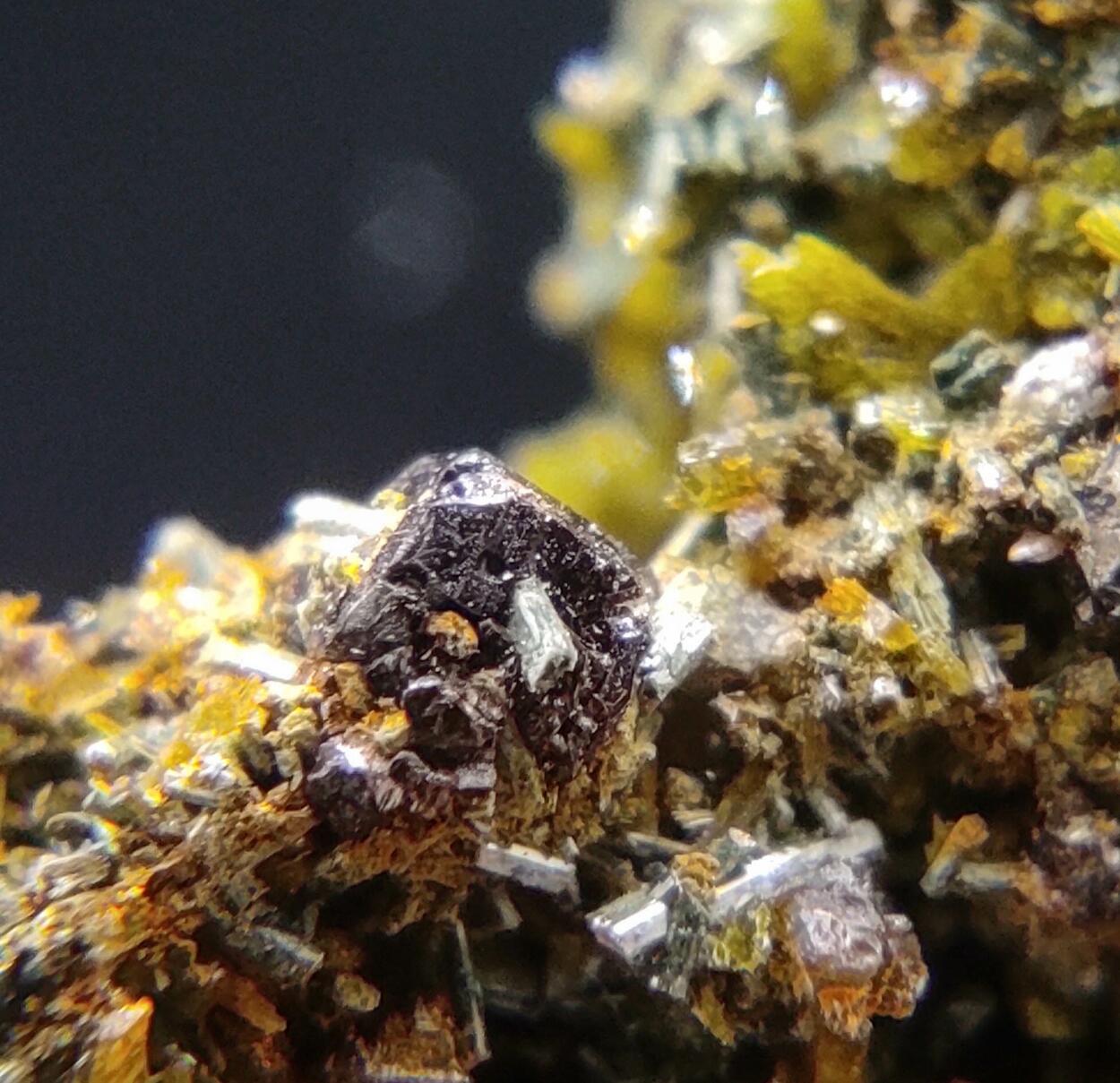 Axinite Pyrite Ferro-actinolite & Epidote