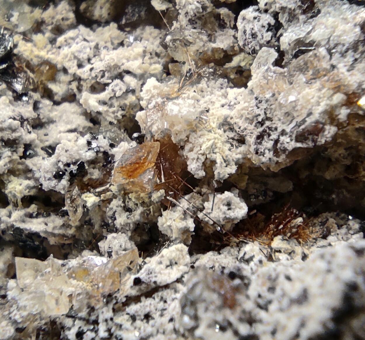 Yuanfuliite Calcite & Hematite