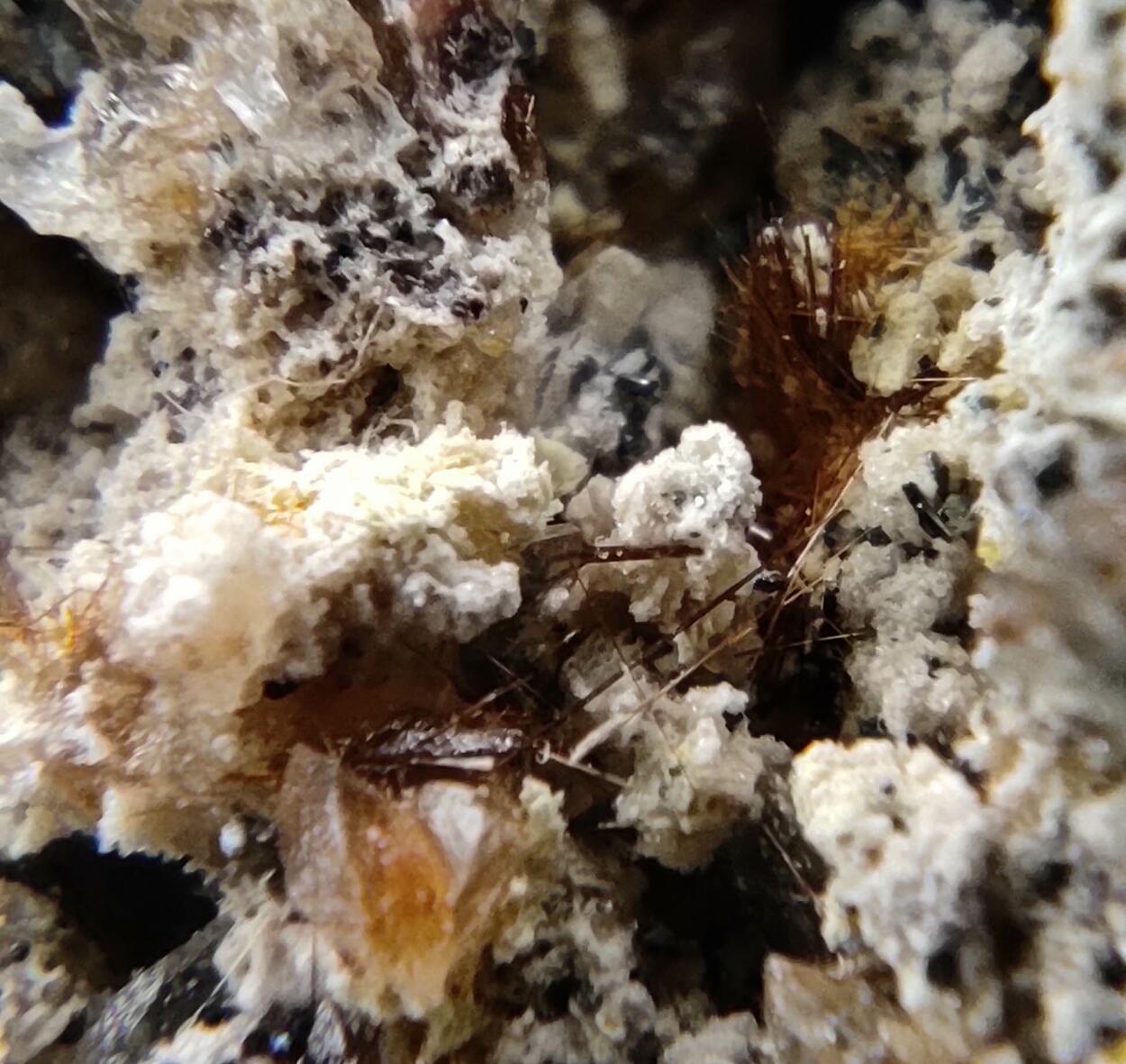 Yuanfuliite Calcite & Hematite