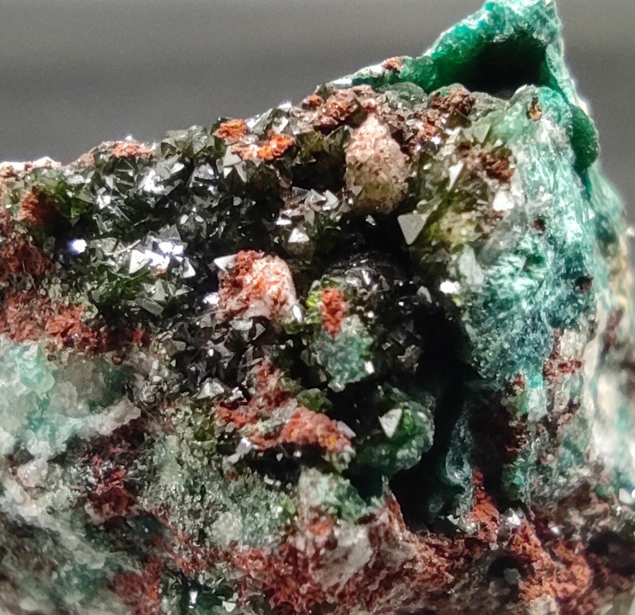 Libethenite & Pseudomalachite