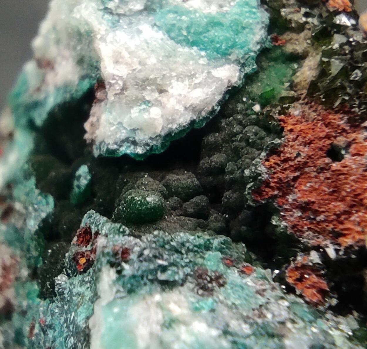 Libethenite & Pseudomalachite