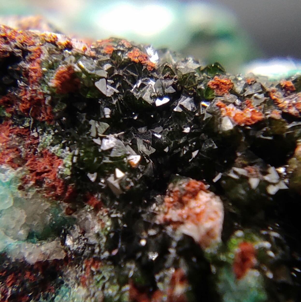 Libethenite & Pseudomalachite