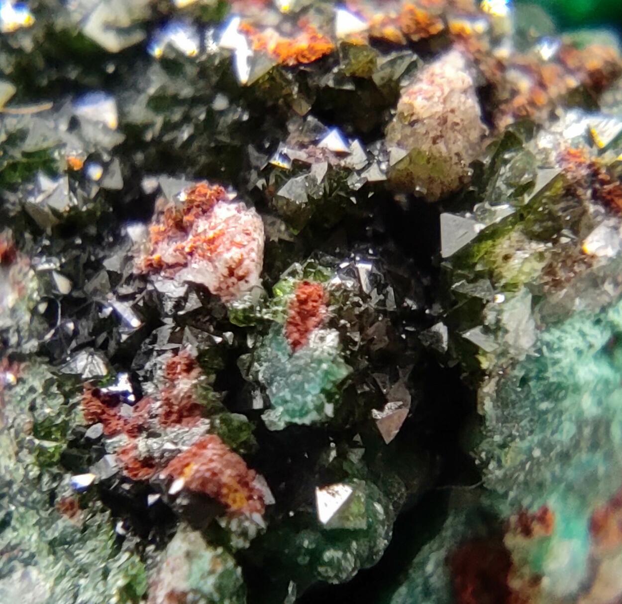 Libethenite & Pseudomalachite