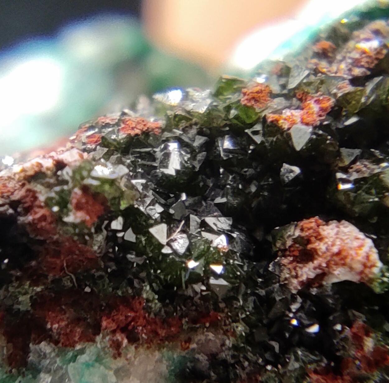 Libethenite & Pseudomalachite
