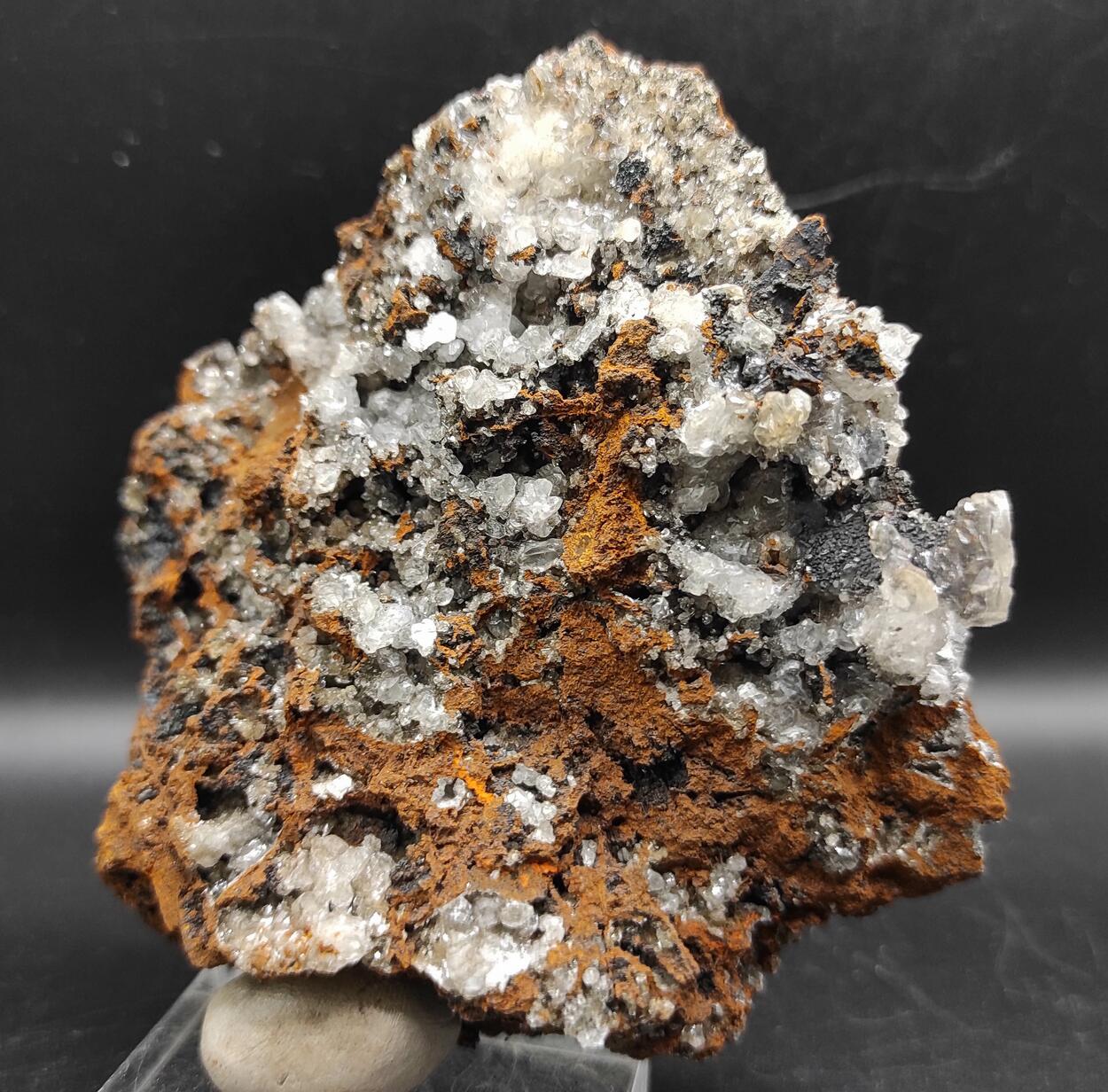 Hemimorphite On Limonite
