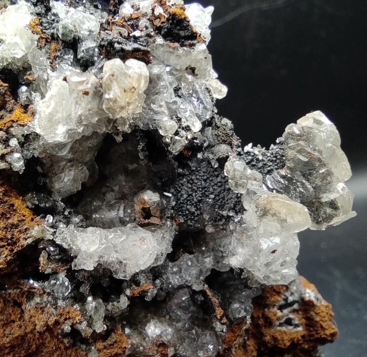 Hemimorphite On Limonite