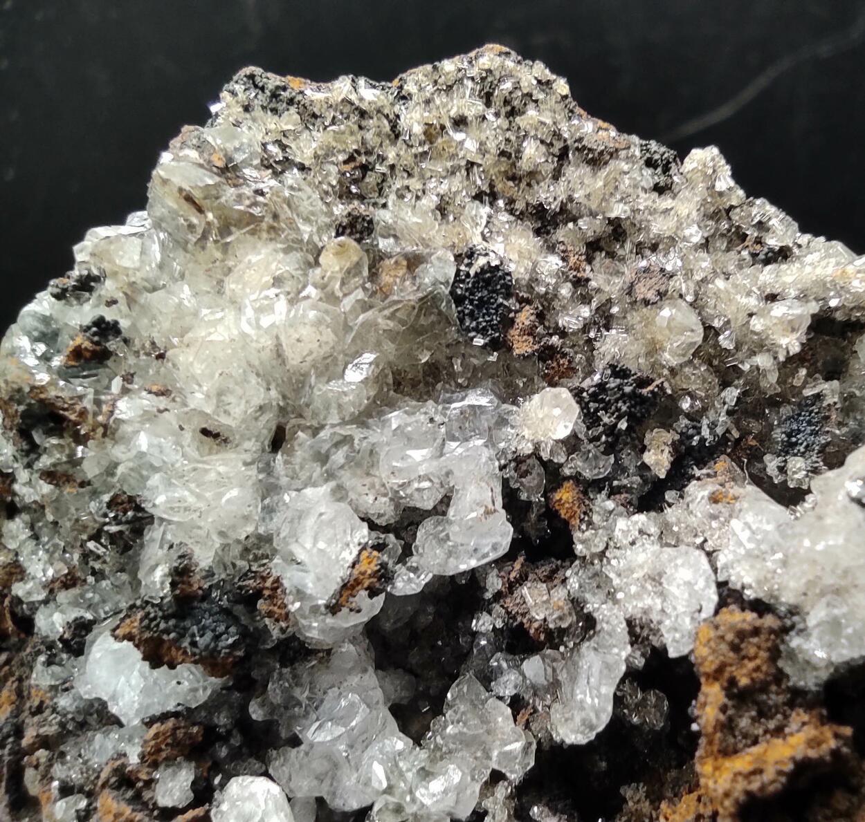 Hemimorphite On Limonite