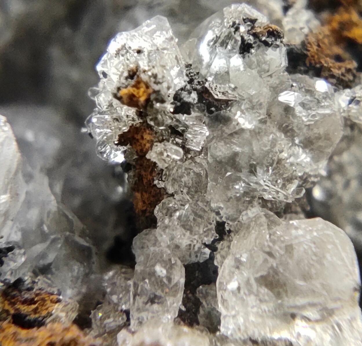 Hemimorphite On Limonite