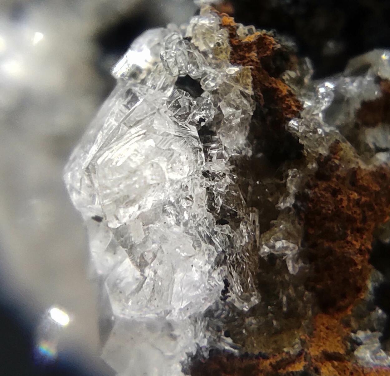 Hemimorphite On Limonite