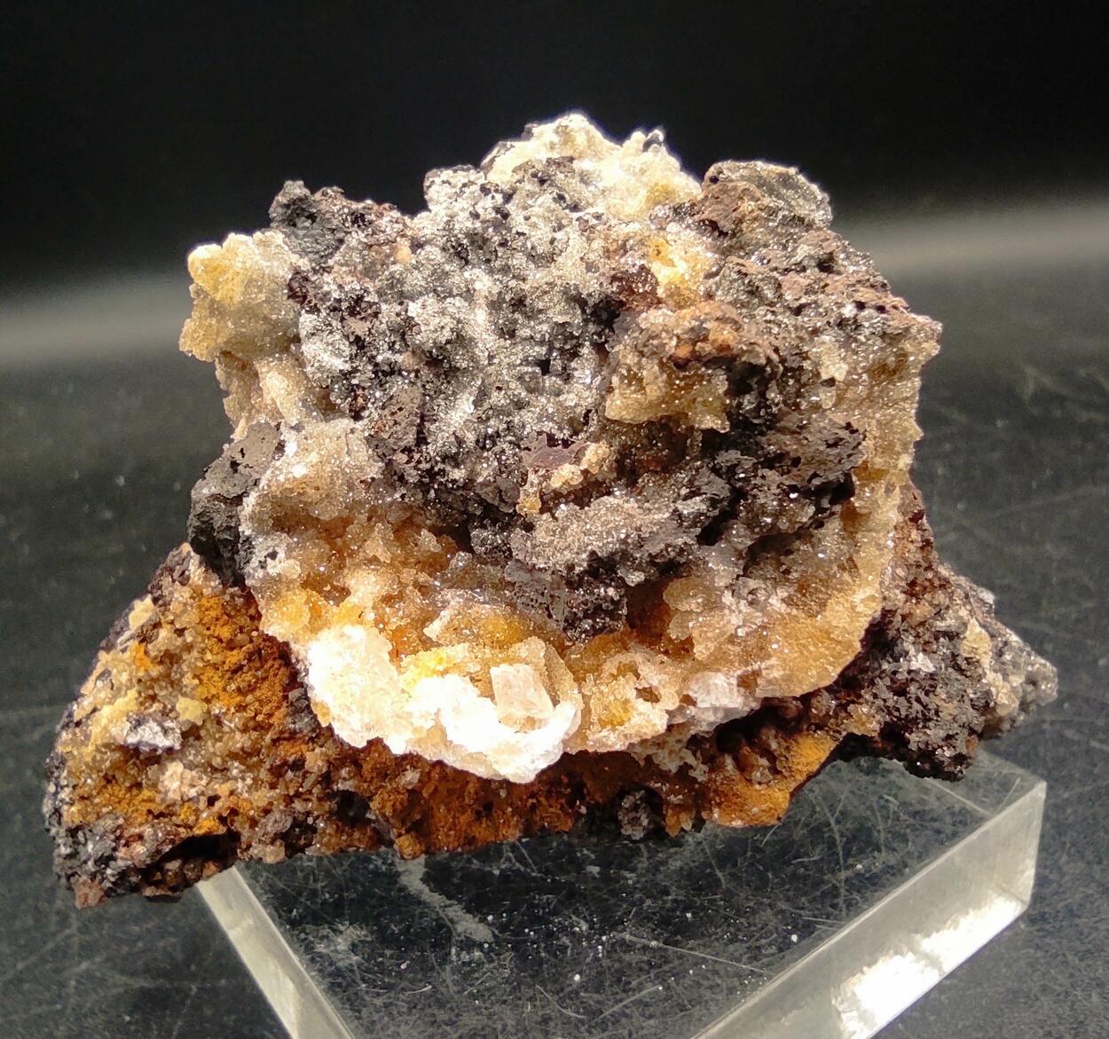Willemite Mimetite & Cerussite On Goethite & Limonite