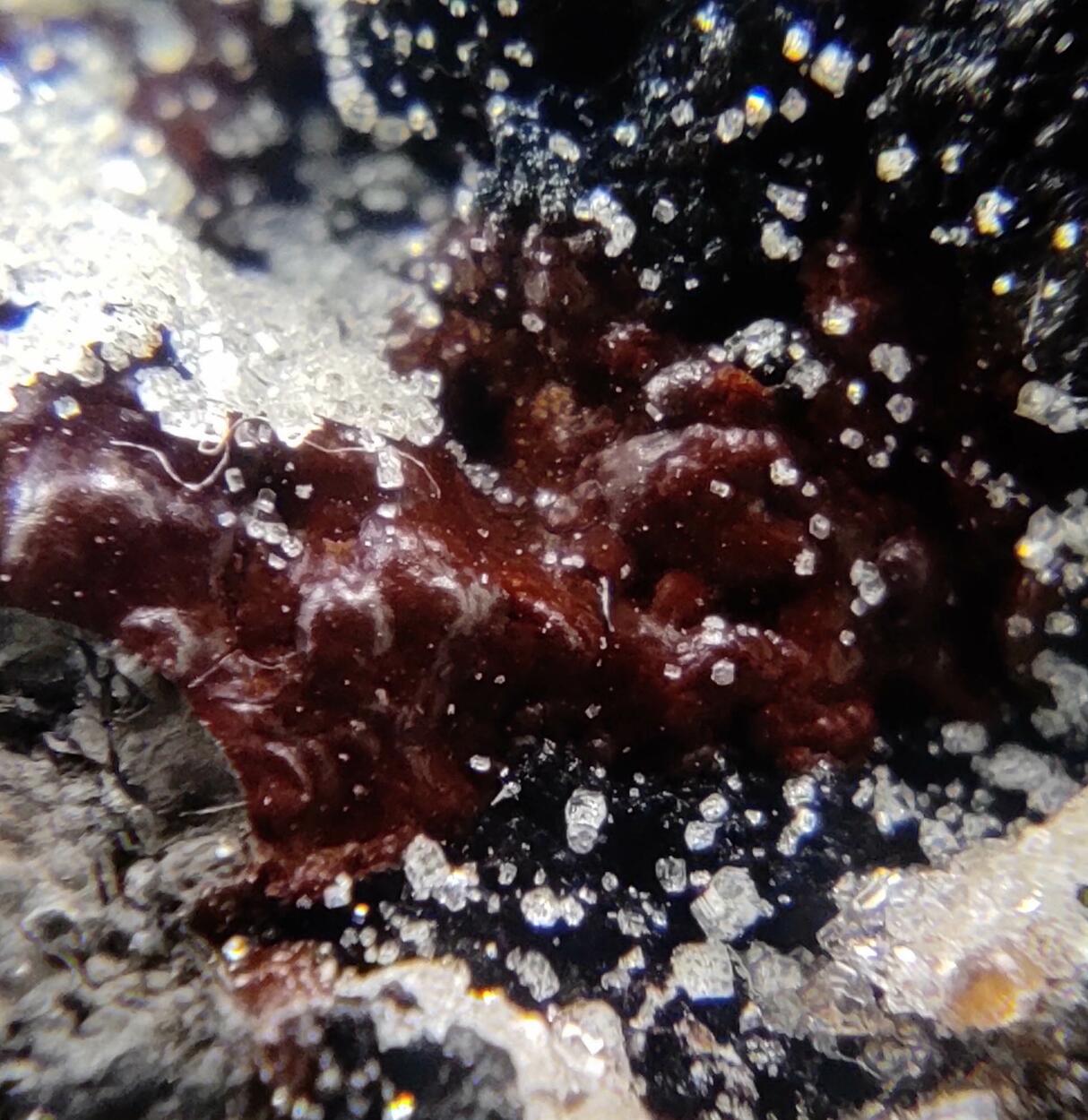 Willemite Mimetite & Cerussite On Goethite & Limonite