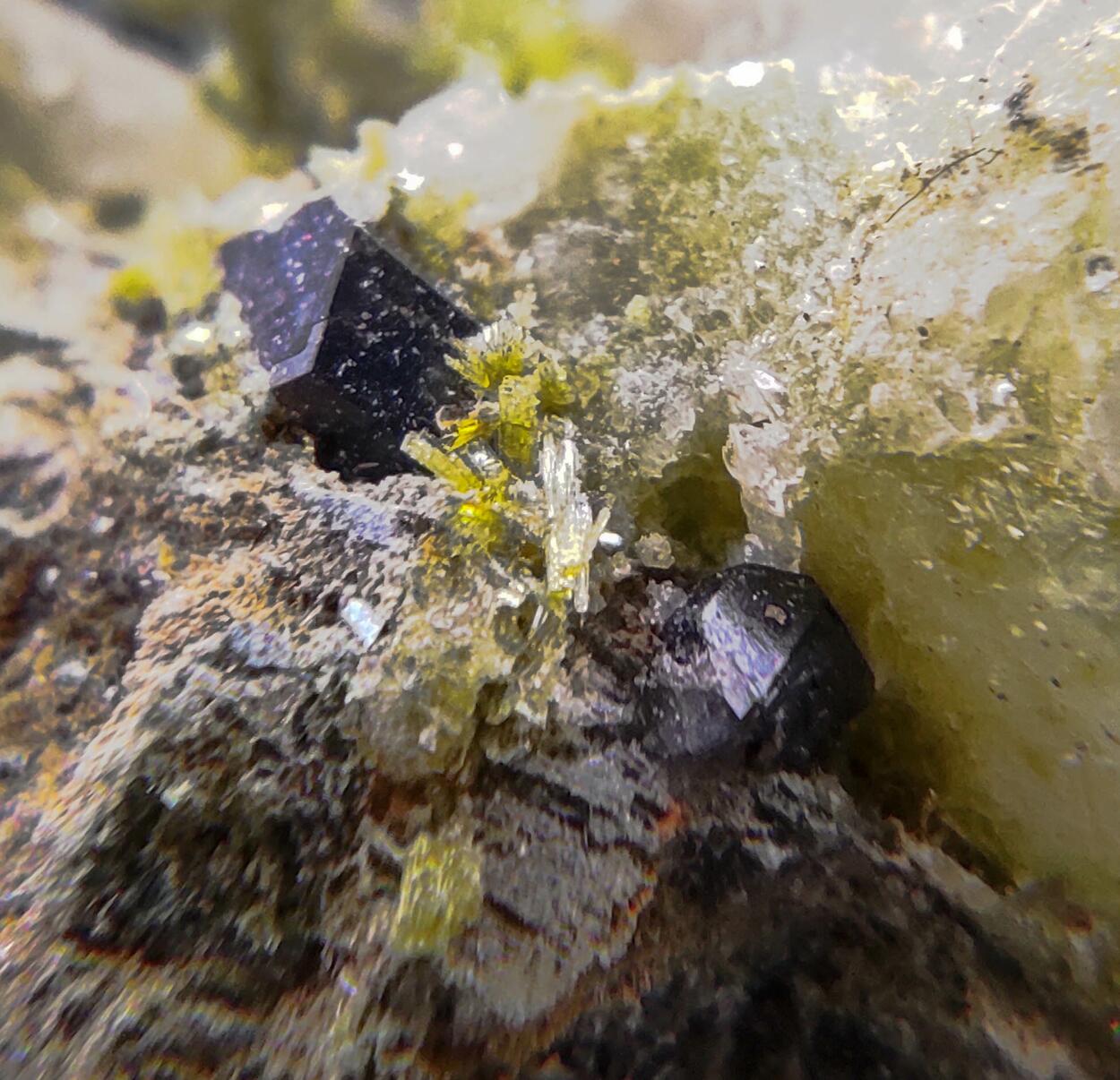 Clinozoisite Calcite & Andradite